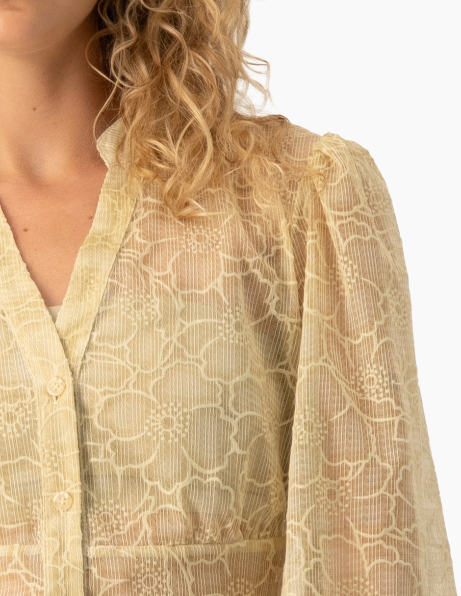 Blusa manga larga para mujer 6
