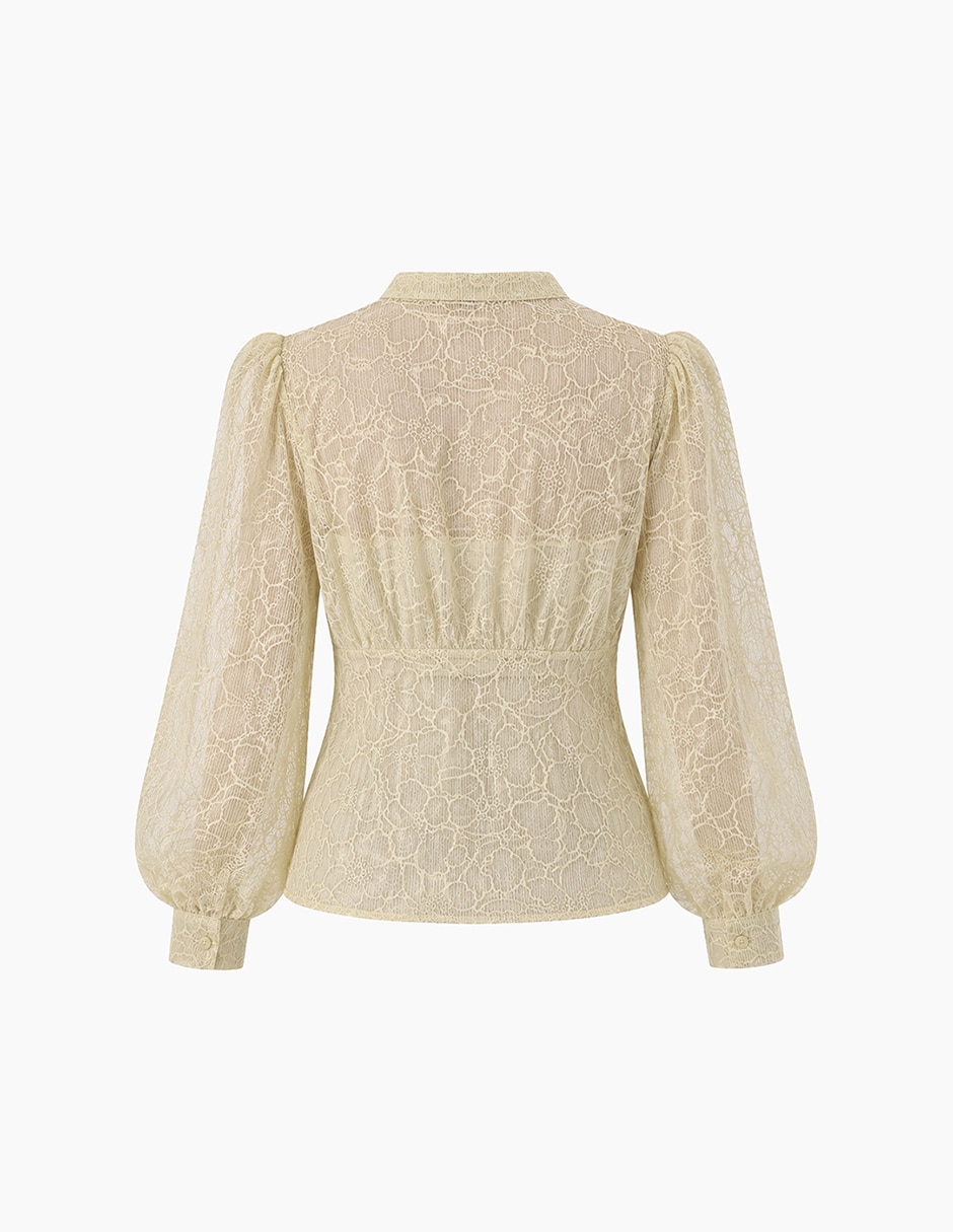 Blusa manga larga para mujer 8