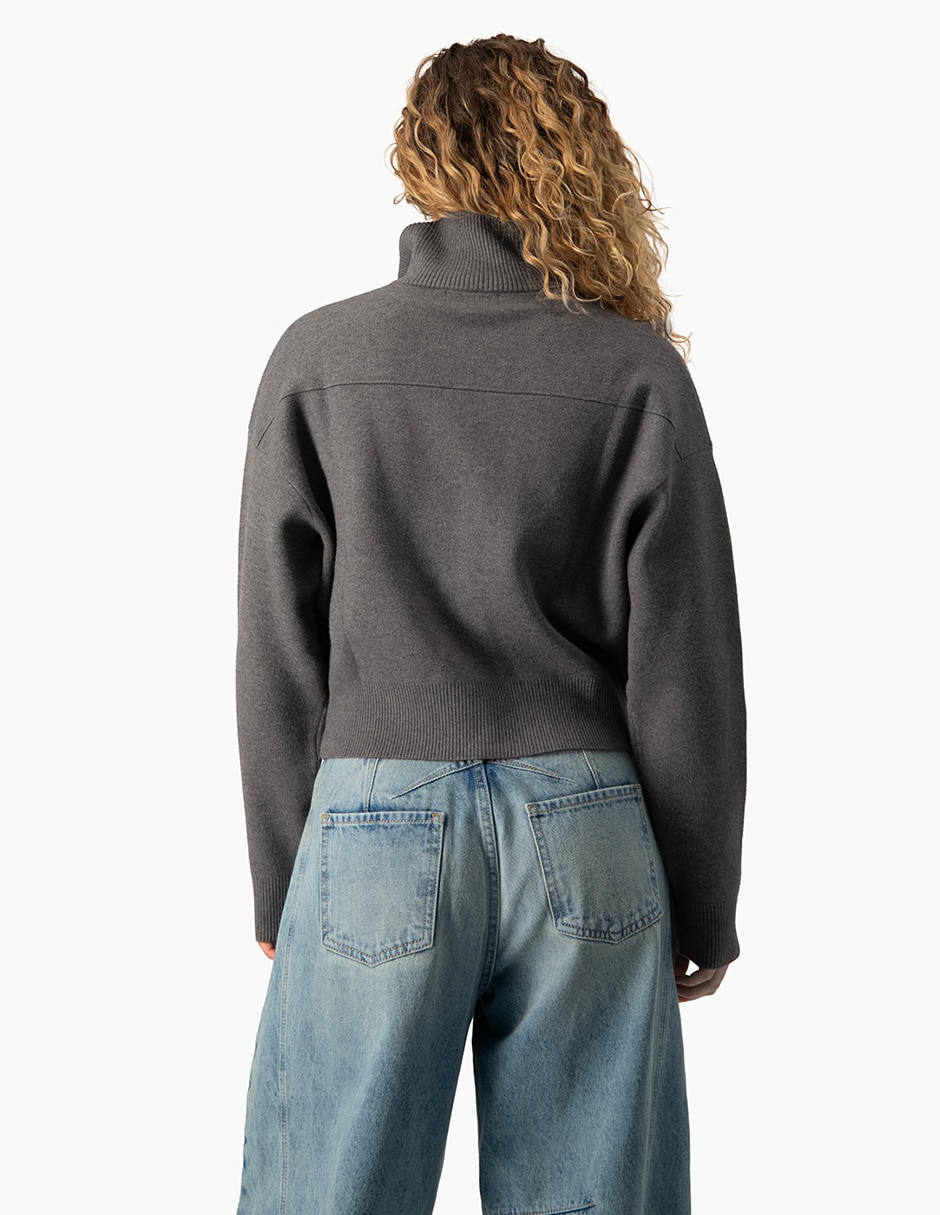 Suéter cuello alto para mujer 2