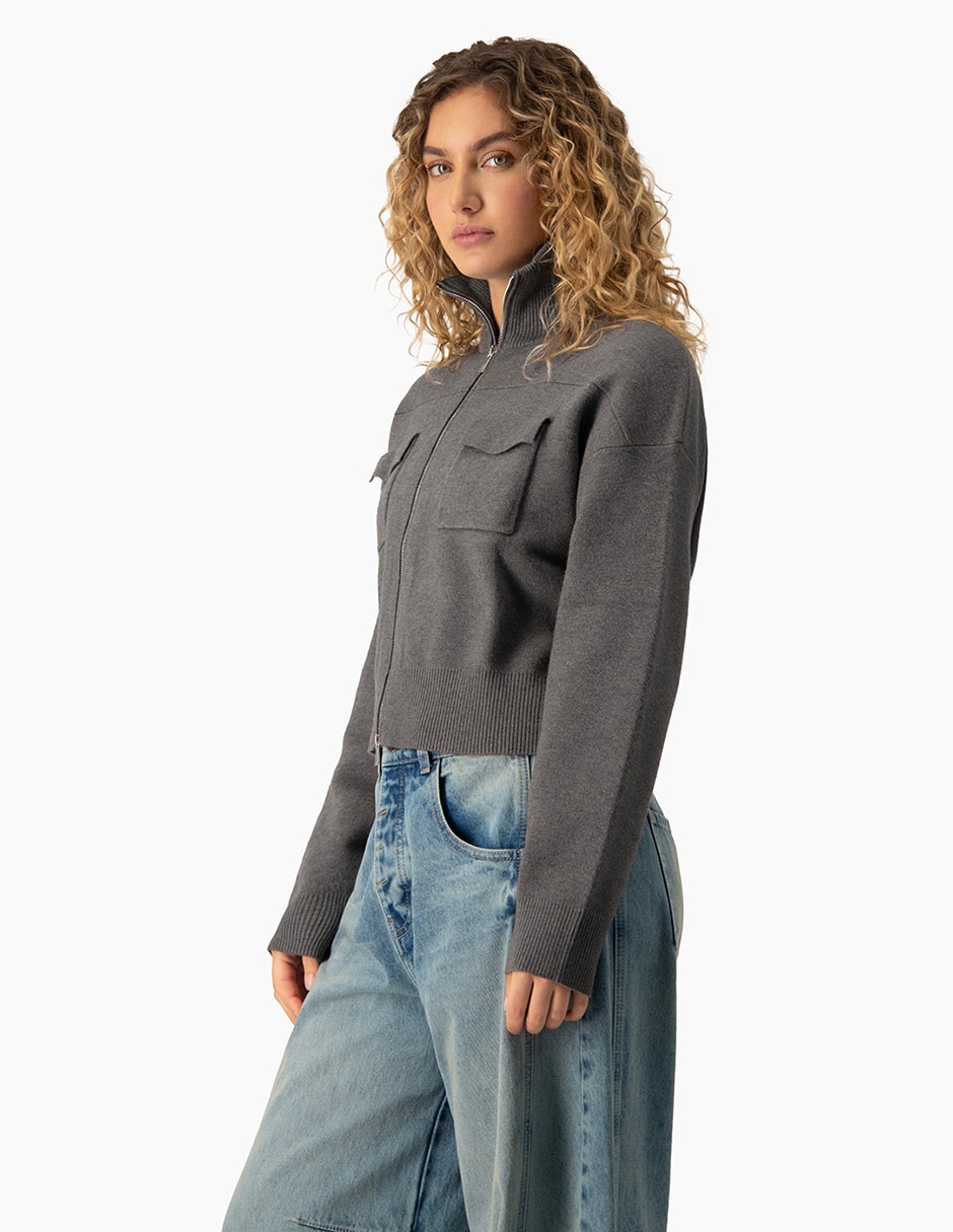 Suéter cuello alto para mujer 3
