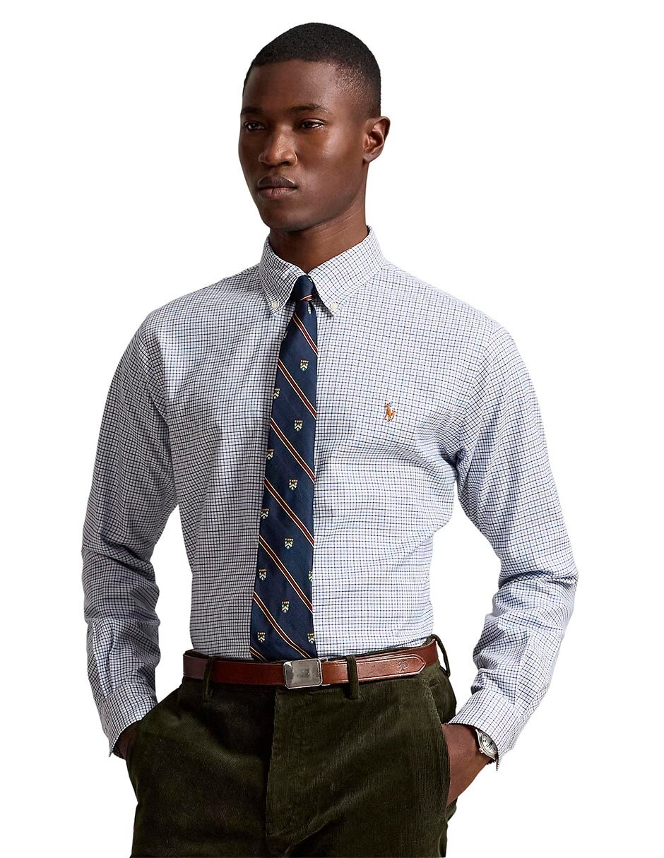 Camisa casual de algodón manga larga para hombre 2