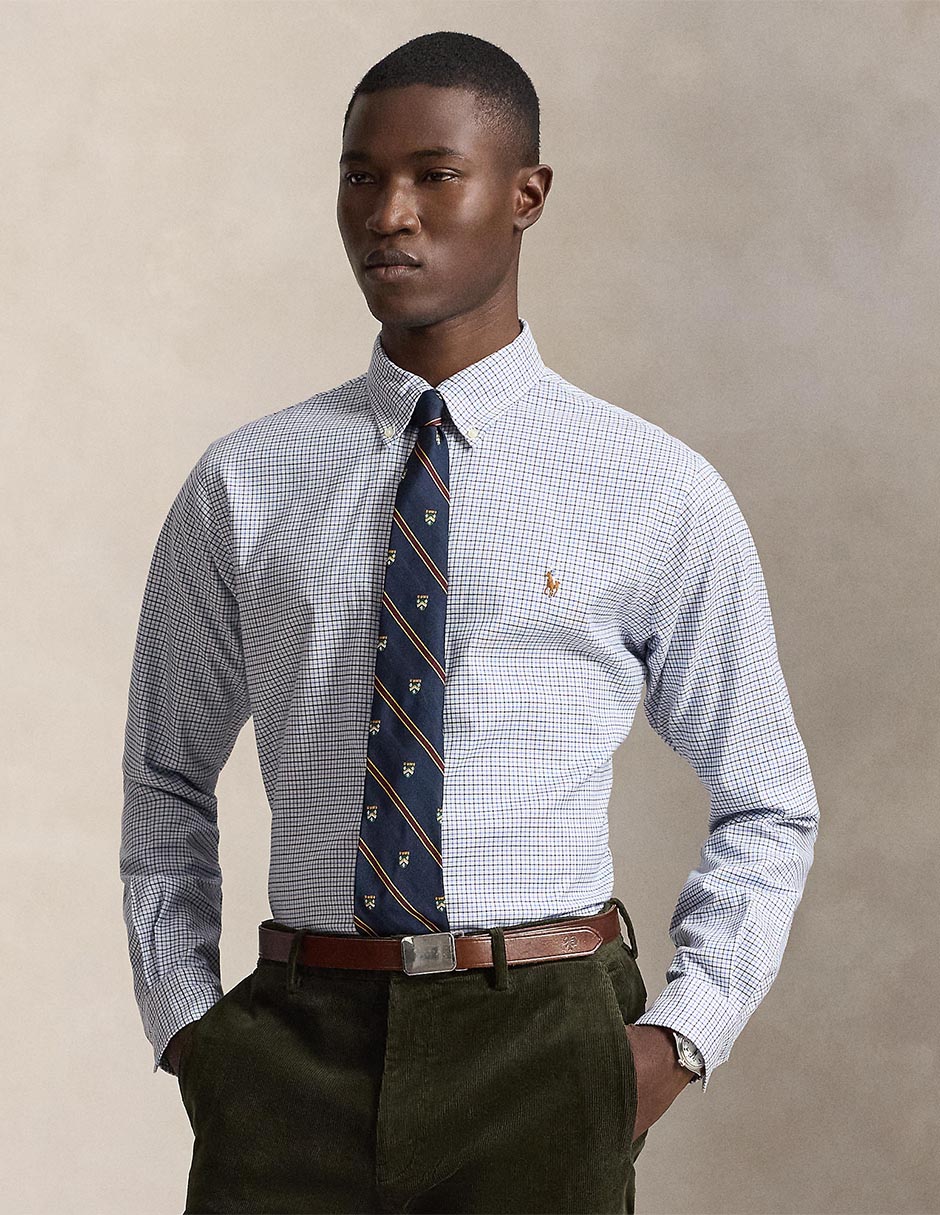 Camisa casual de algodón manga larga para hombre Camisa casual de algodón manga larga para hombre