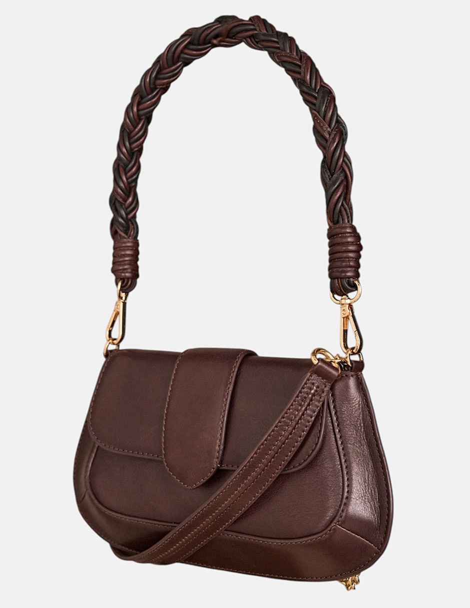 Bolsa shoulder de piel para mujer