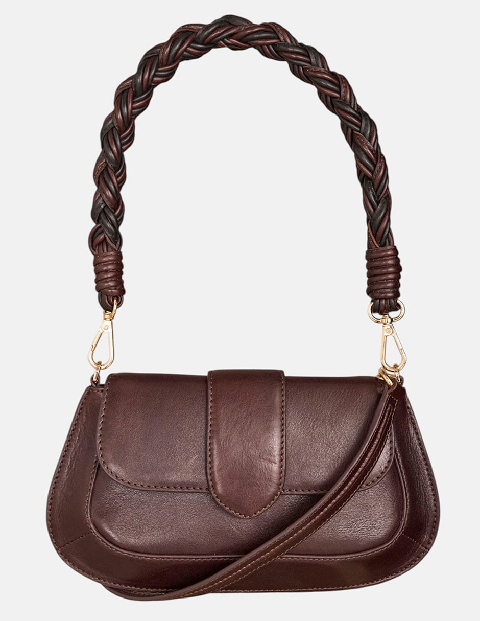 Bolsa shoulder de piel para mujer 4