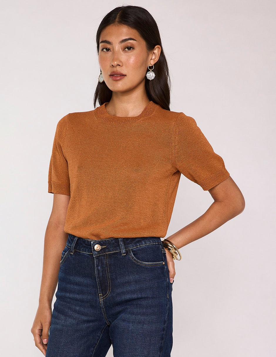 Blusa manga al codo para mujer 4
