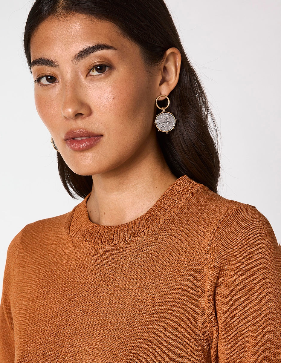 Blusa manga al codo para mujer 3