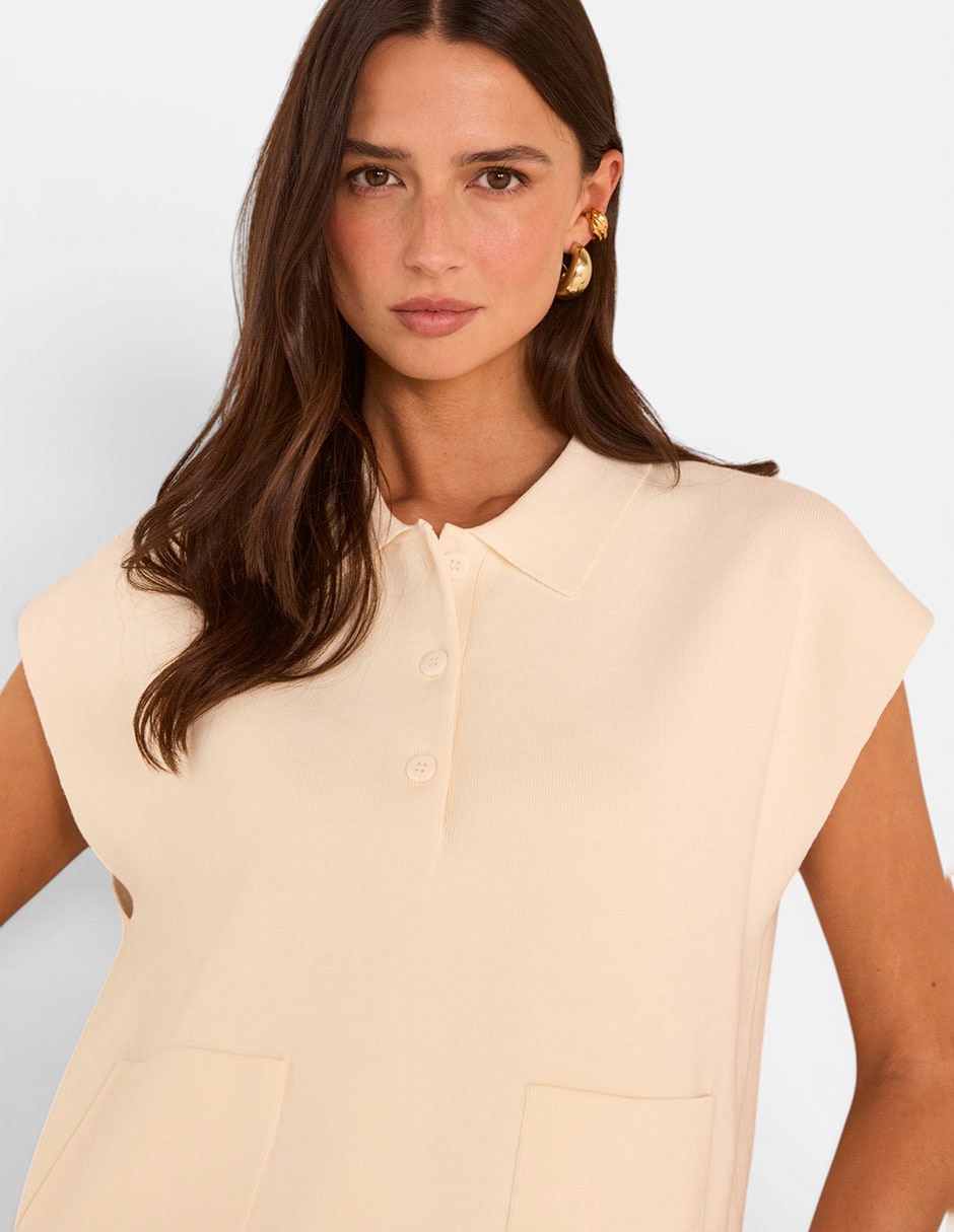 Playera tipo polo para mujer 3
