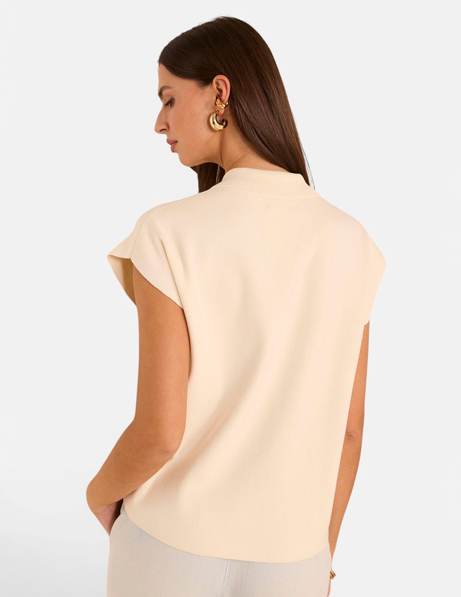 Playera tipo polo para mujer 4