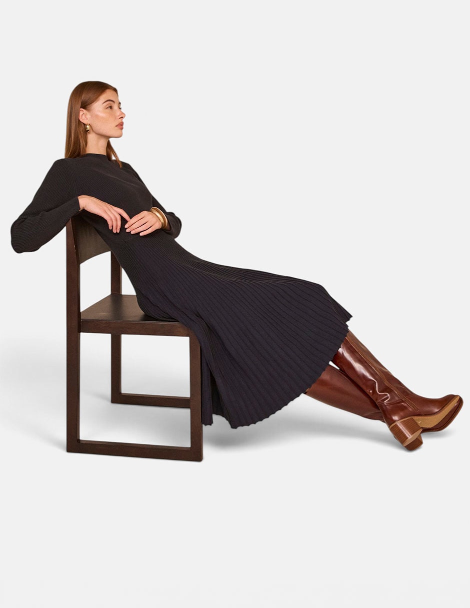 Vestido midi casual para mujer 4