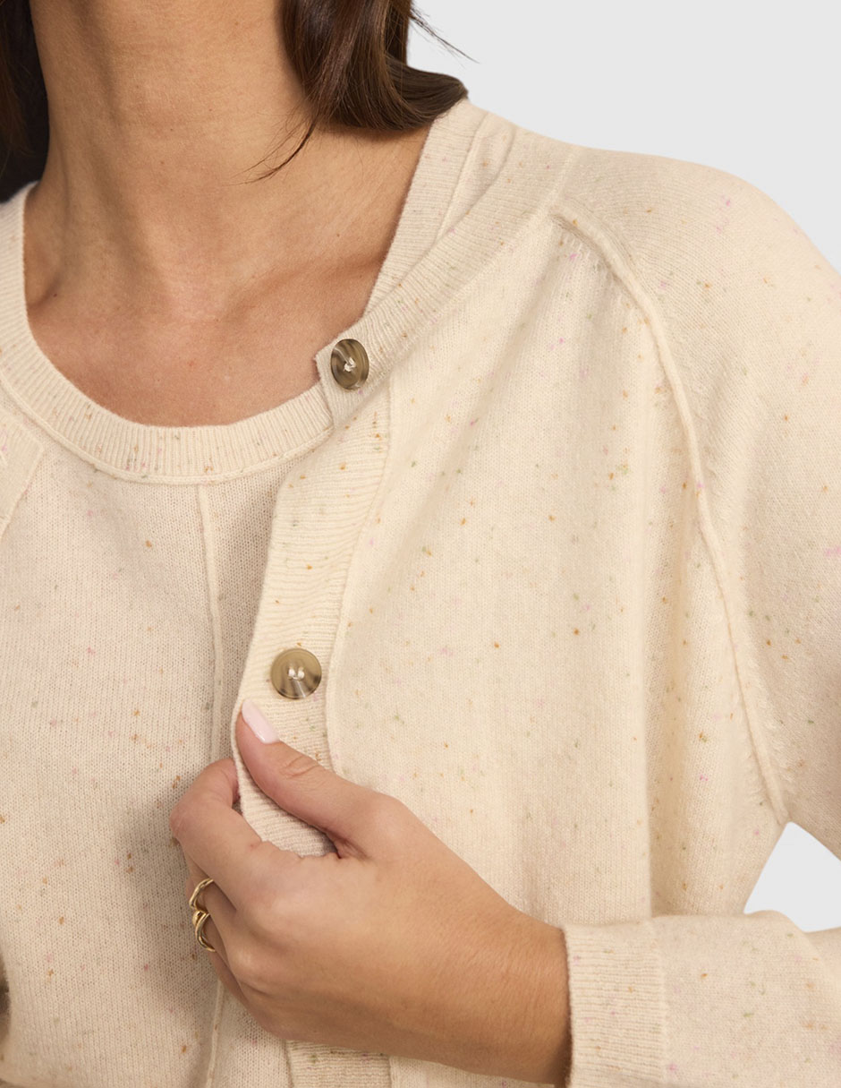Suéter cuello redondo para mujer