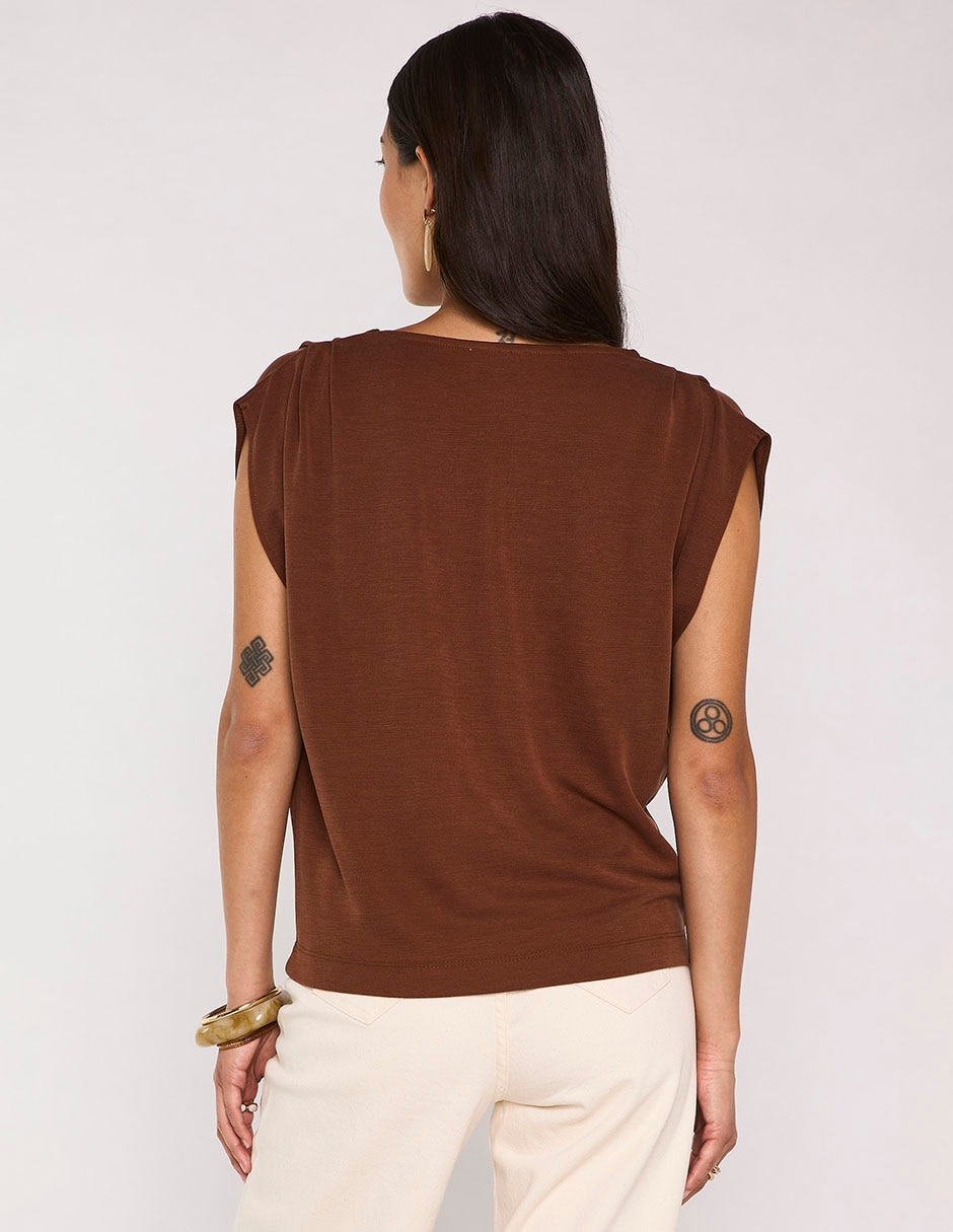 Blusa cuello redondo para mujer 2