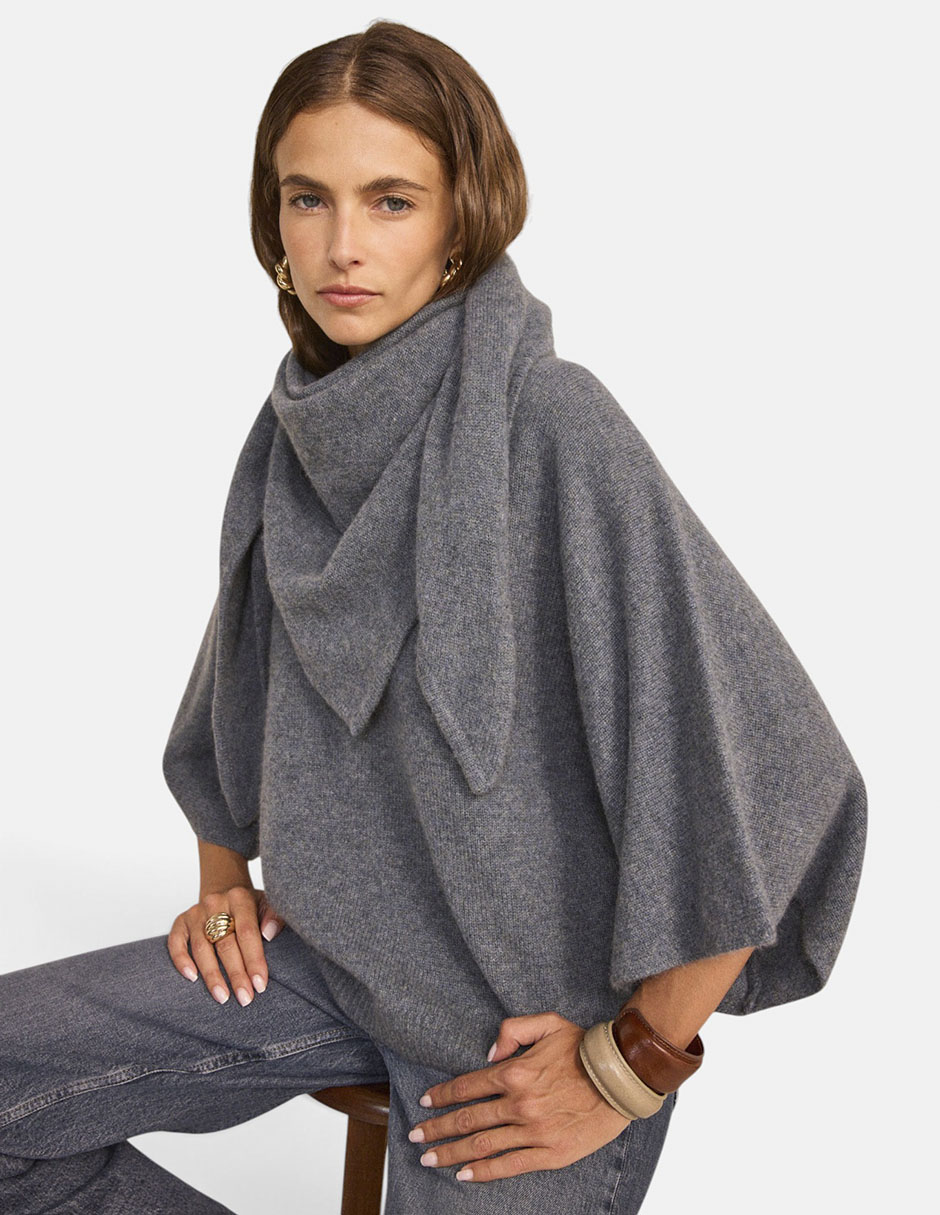 Poncho maison cashmere
