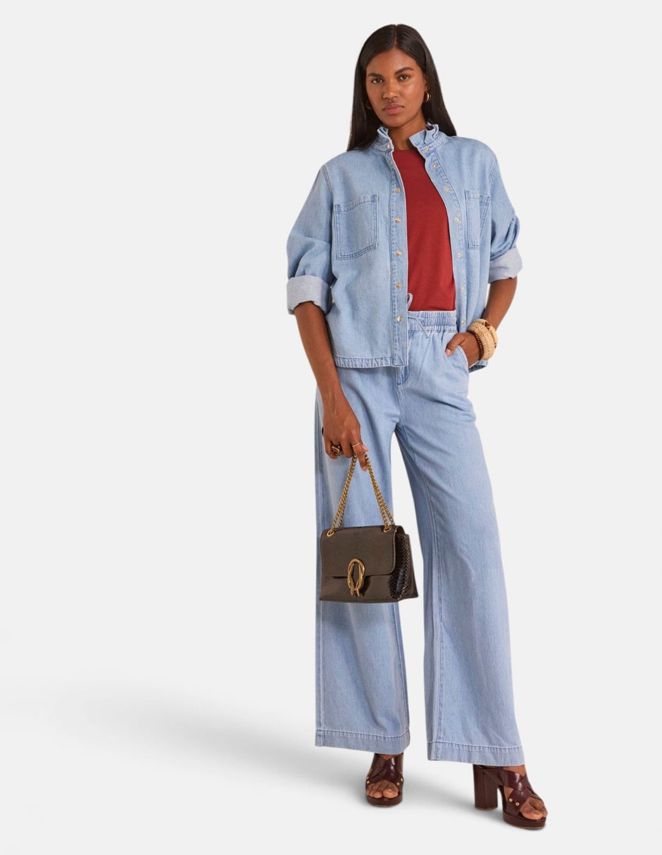Jegging relajado a la cintura para mujer 2