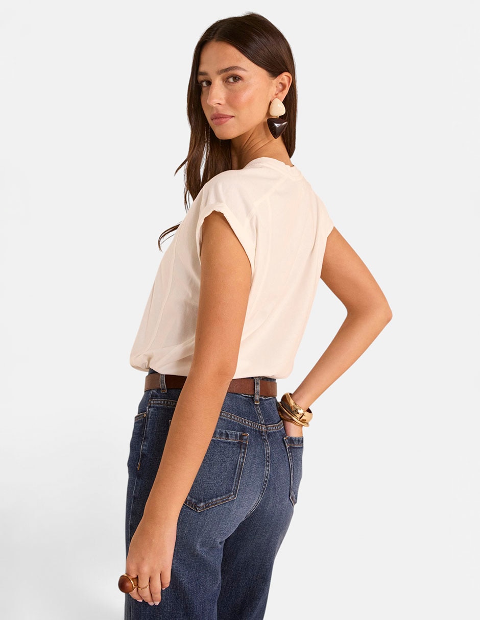 Blusa manga corta para mujer Blusa manga corta para mujer