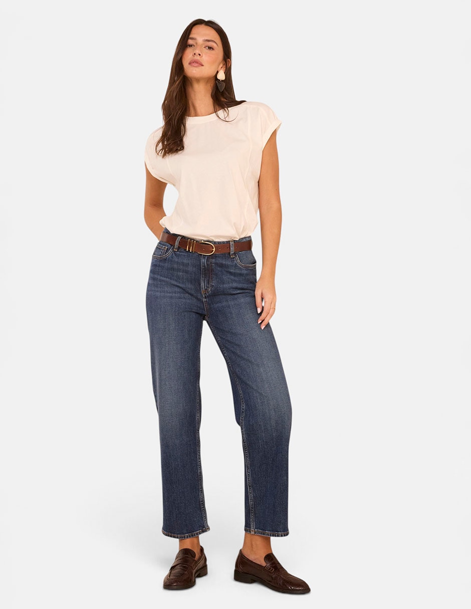 Blusa manga corta para mujer 4