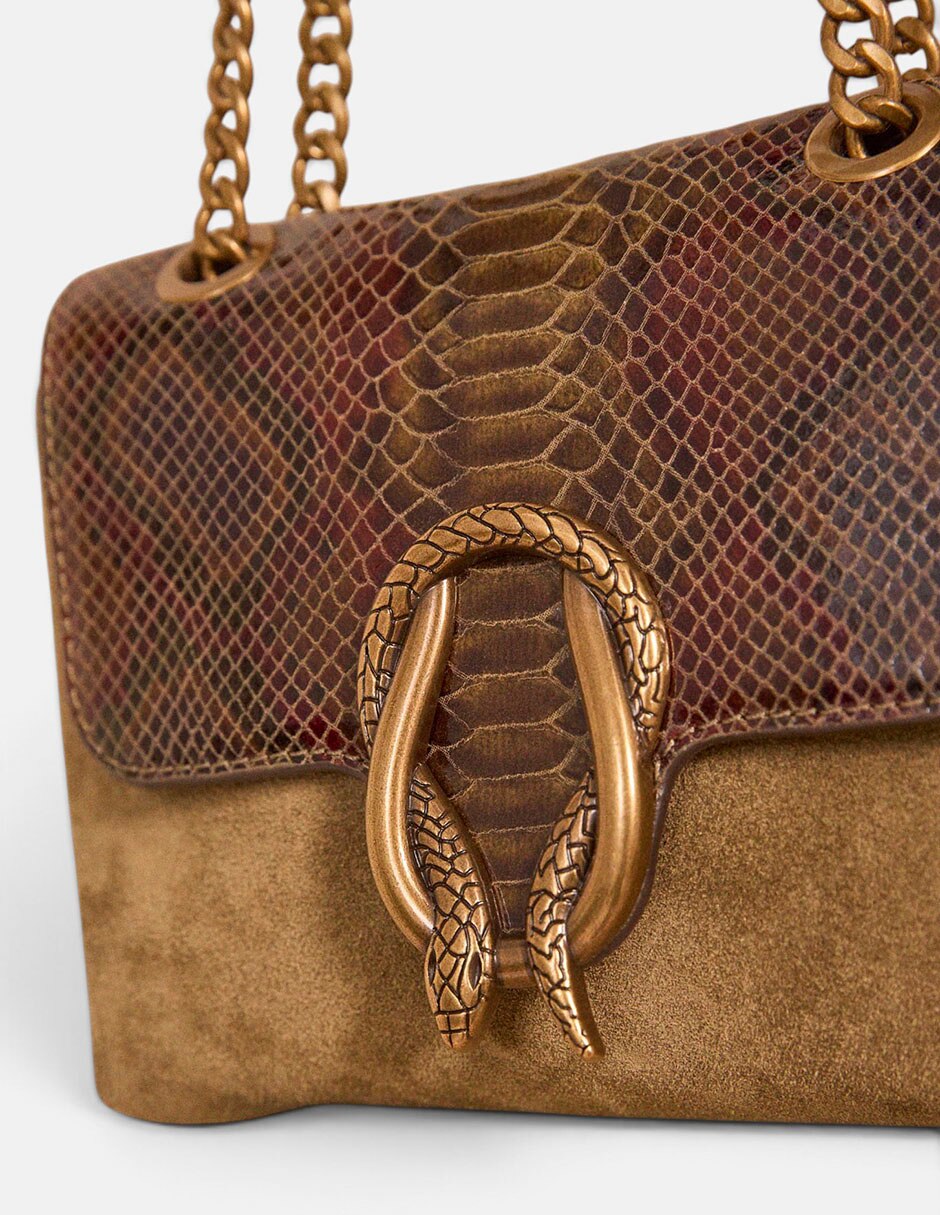 Bolsa crossbody de cuero para mujer 4