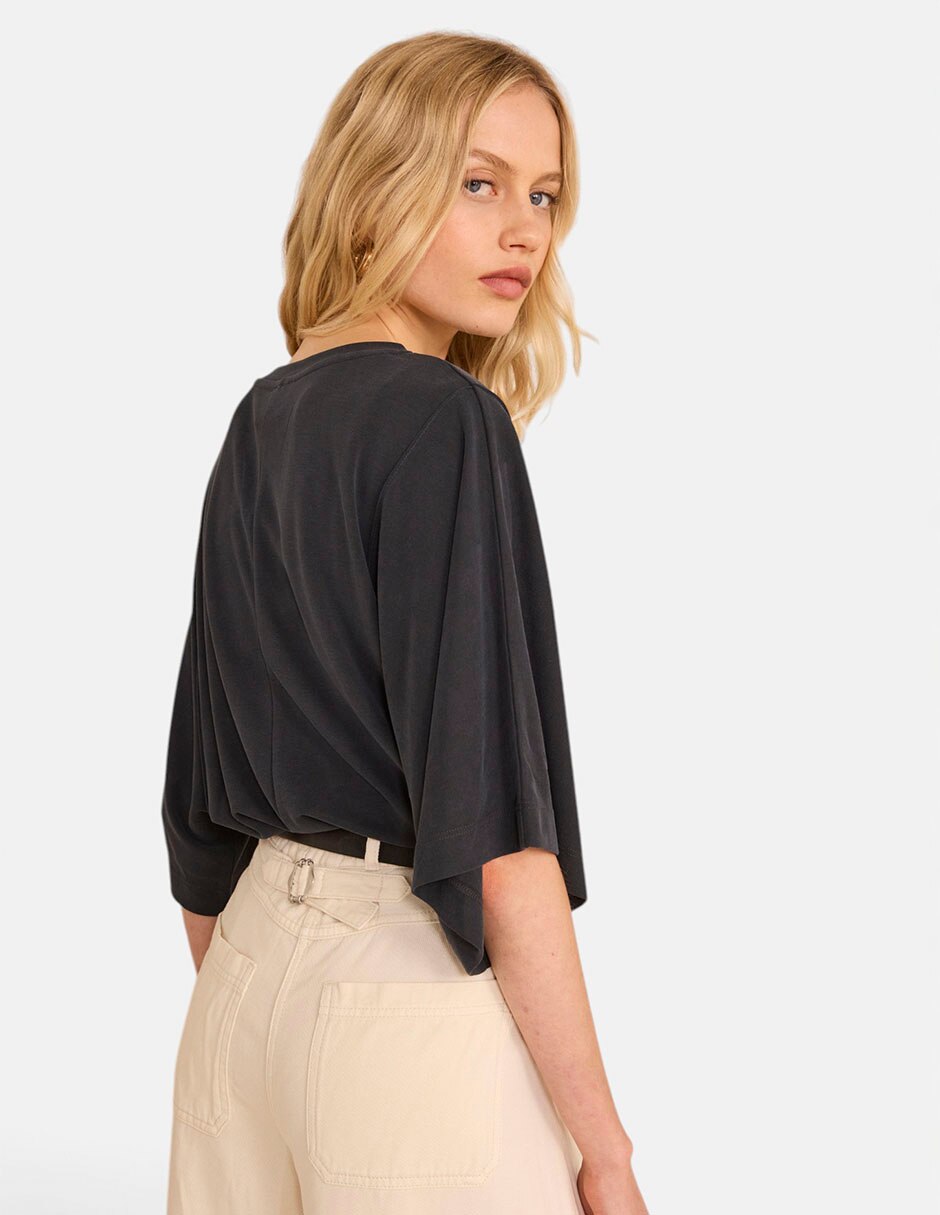Suéter cuello redondo para mujer 2