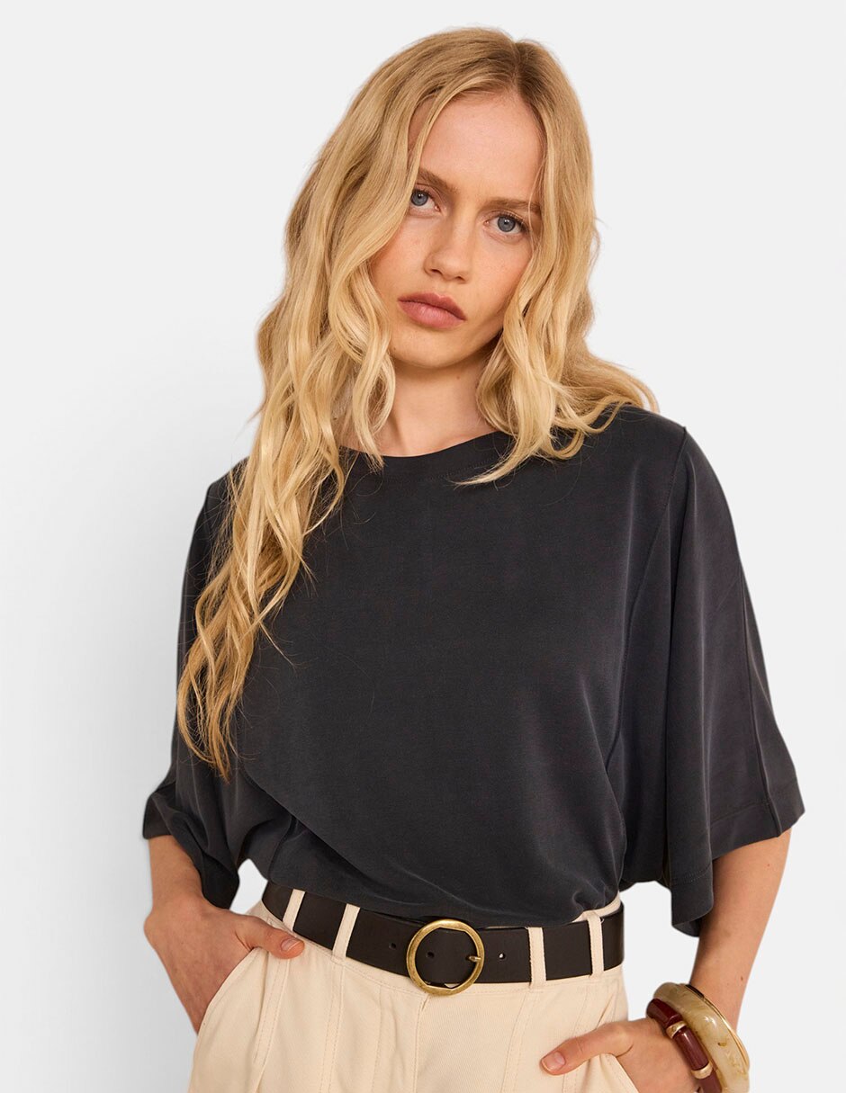 Suéter cuello redondo para mujer 3