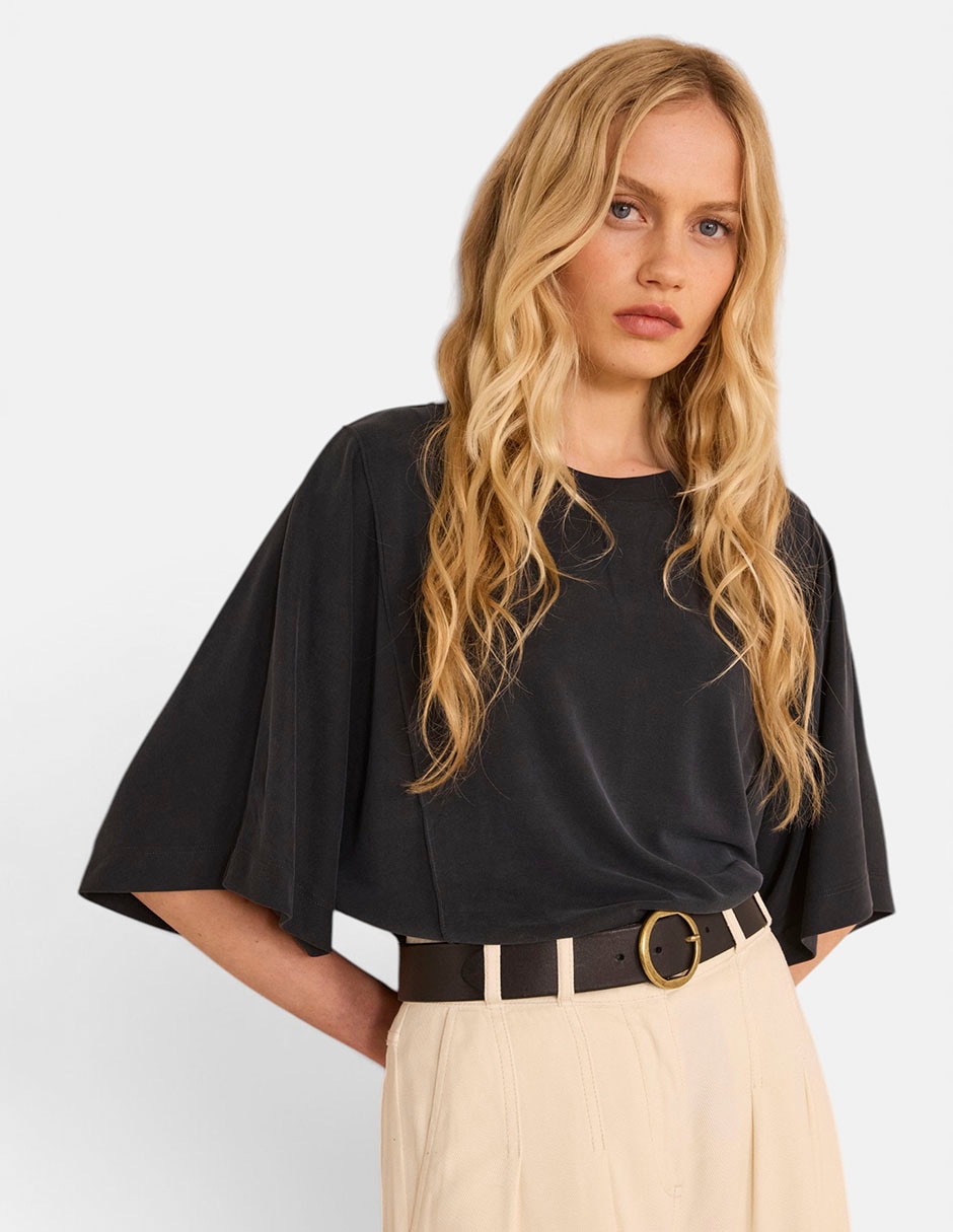 Suéter cuello redondo para mujer 4