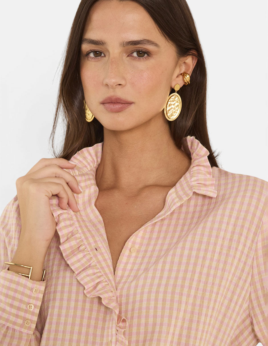 Blusa manga larga para mujer 4