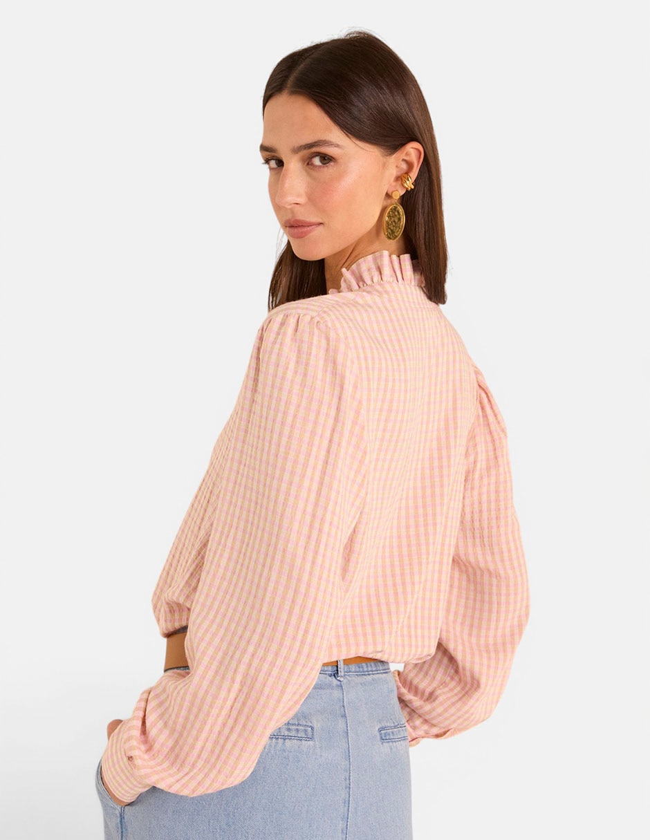Blusa manga larga para mujer 3