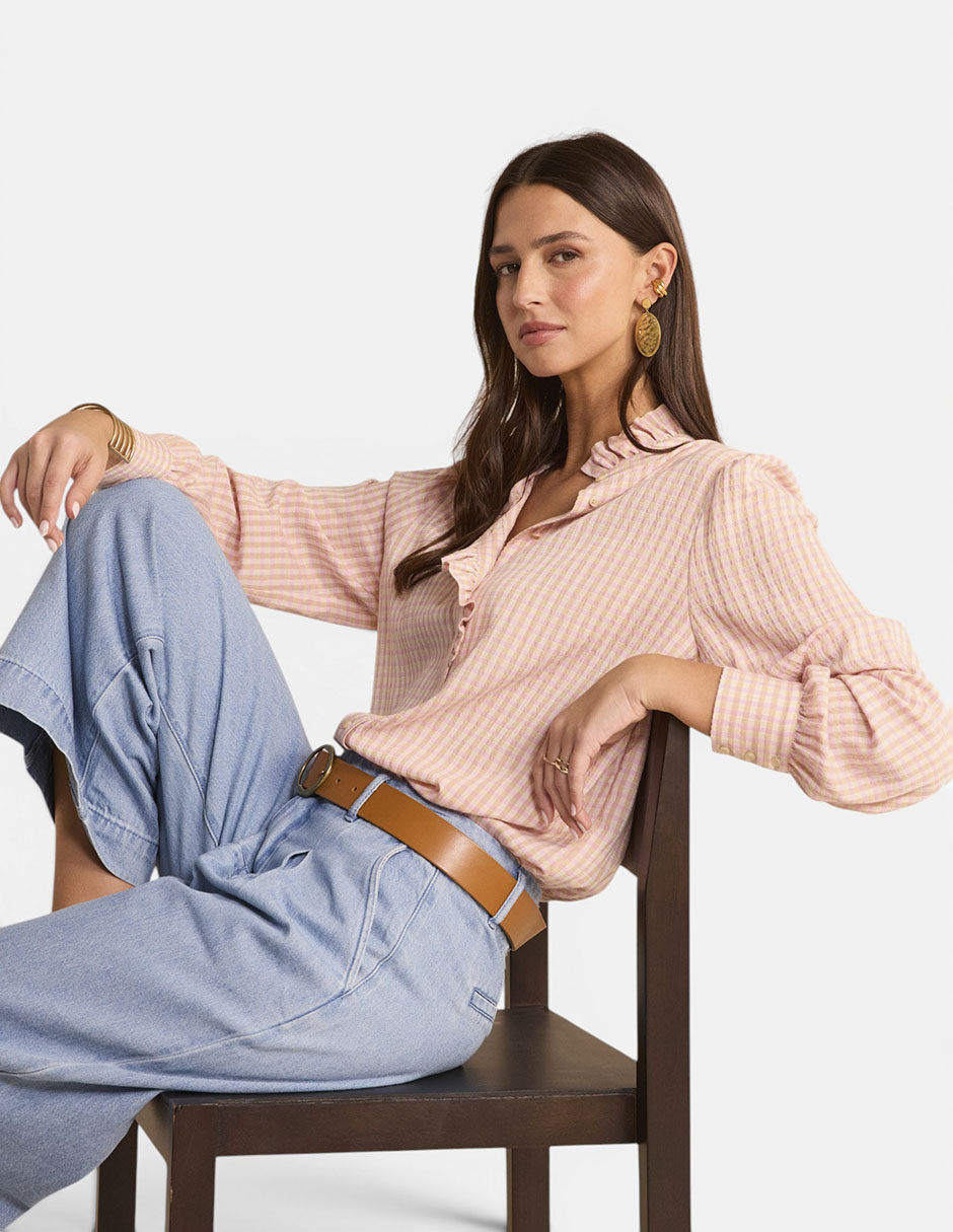 Blusa manga larga para mujer 2