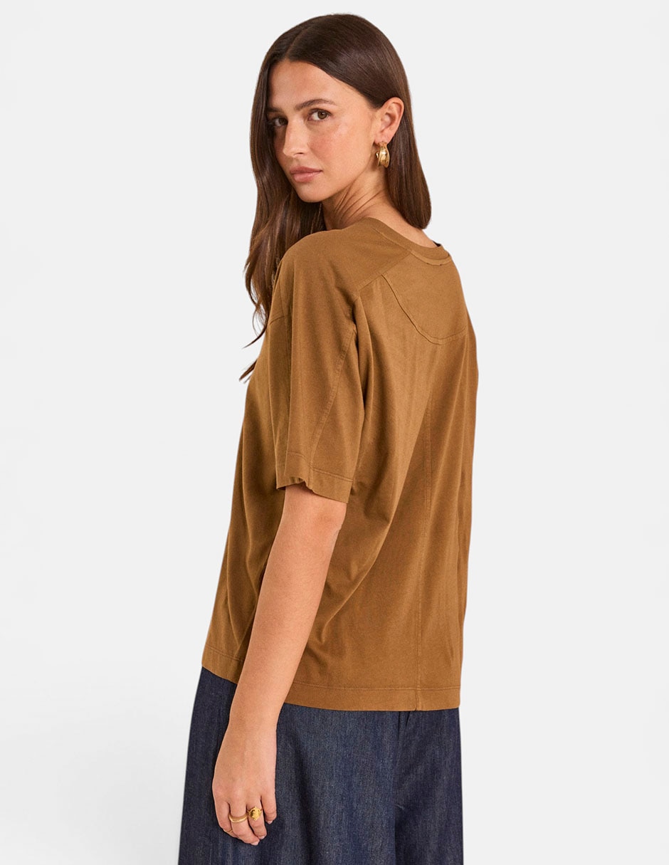 Blusa manga al codo para mujer 3