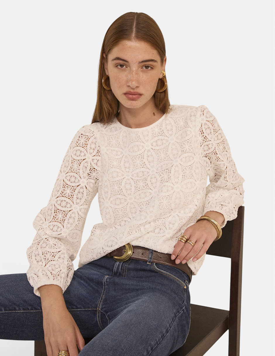 Blusa manga larga para mujer Blusa manga larga para mujer