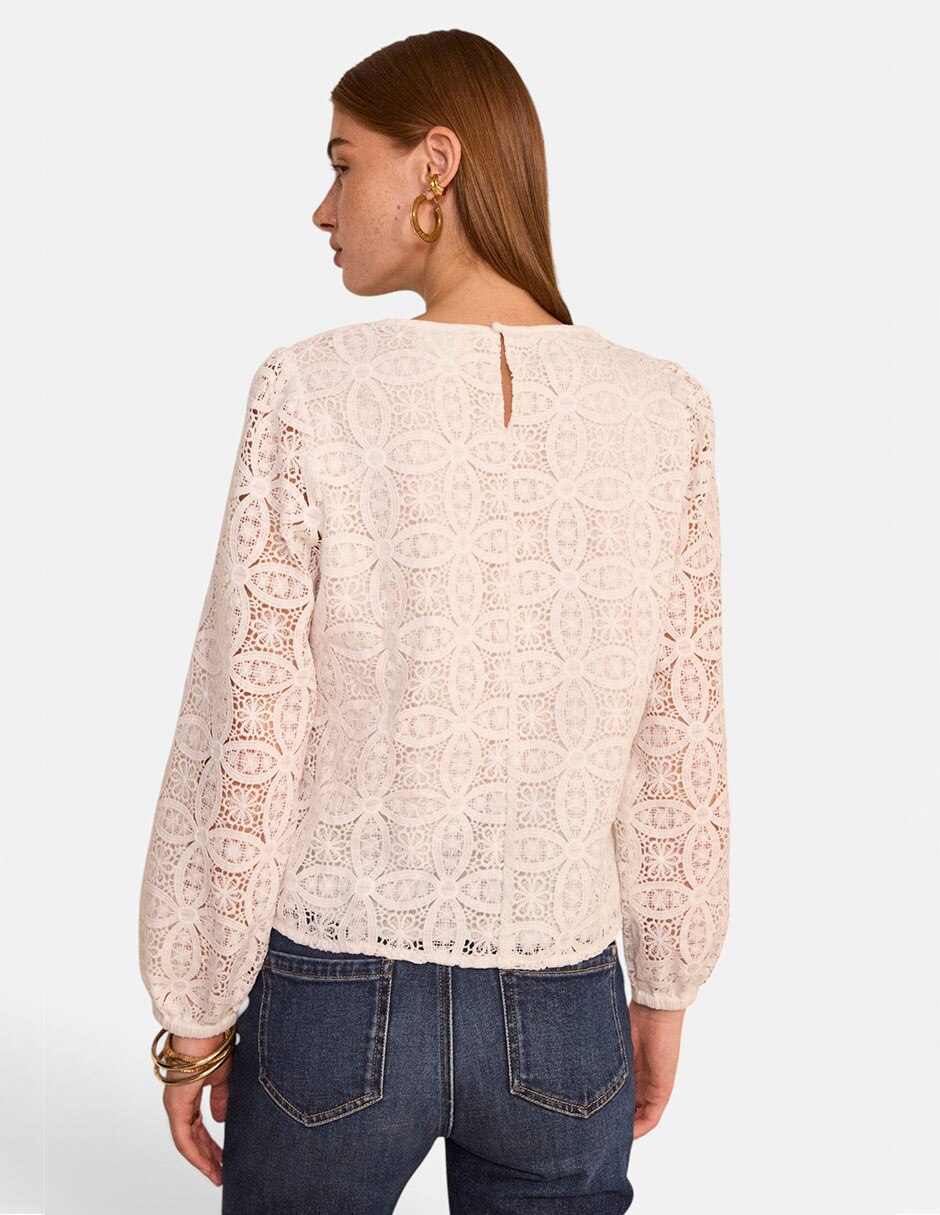 Blusa manga larga para mujer 3