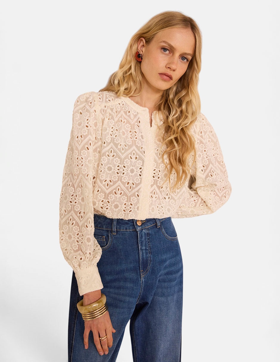 Blusa manga larga para mujer 2