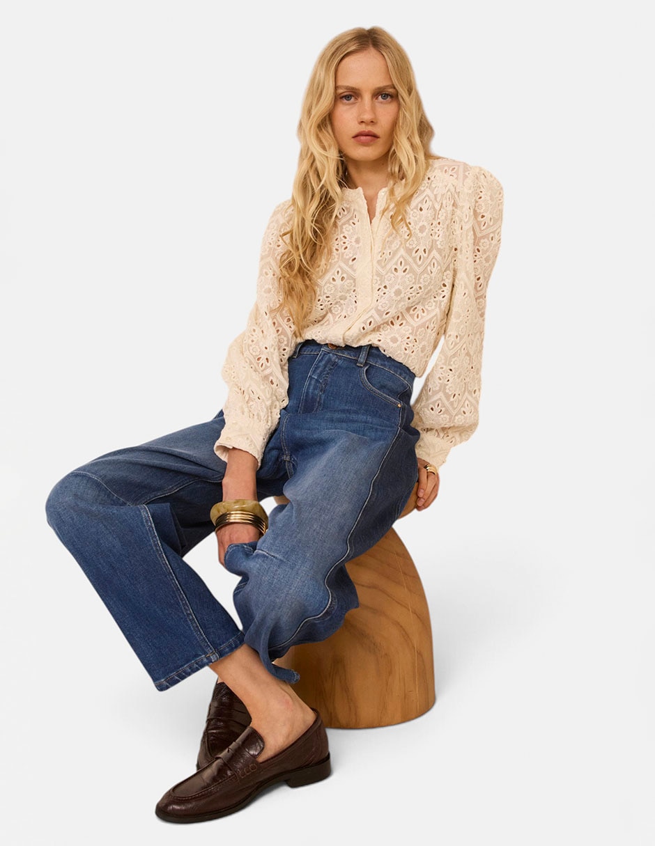 Blusa manga larga para mujer 3