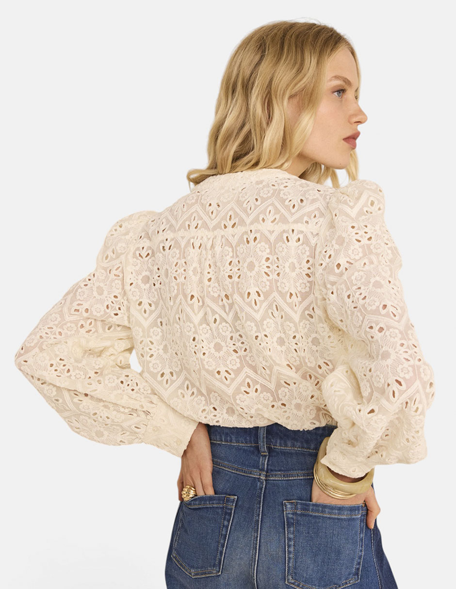 Blusa manga larga para mujer 4