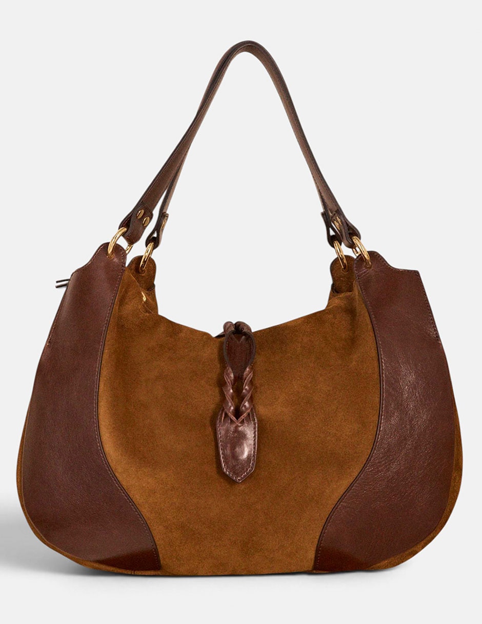 Bolsa hobo de cuero para mujer 2