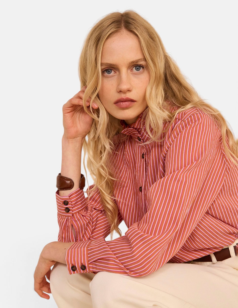 Blusa manga larga para mujer 4