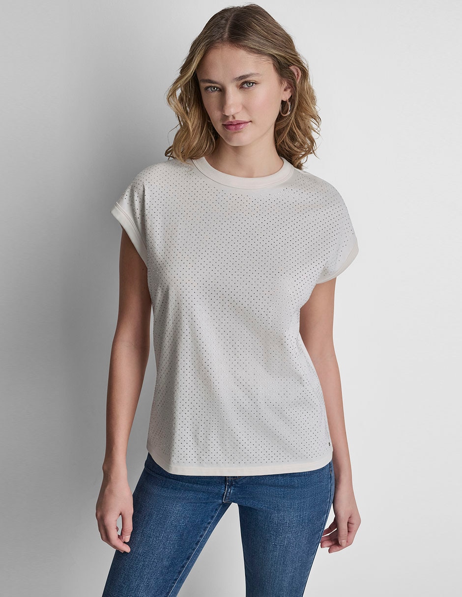 Top cuello redondo Top cuello redondo