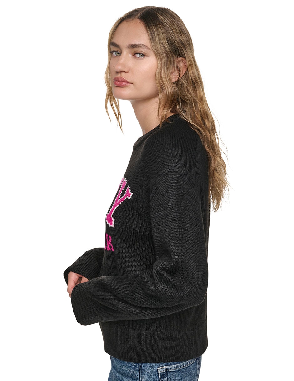 Pantalón regular dkny regular para mujer 4