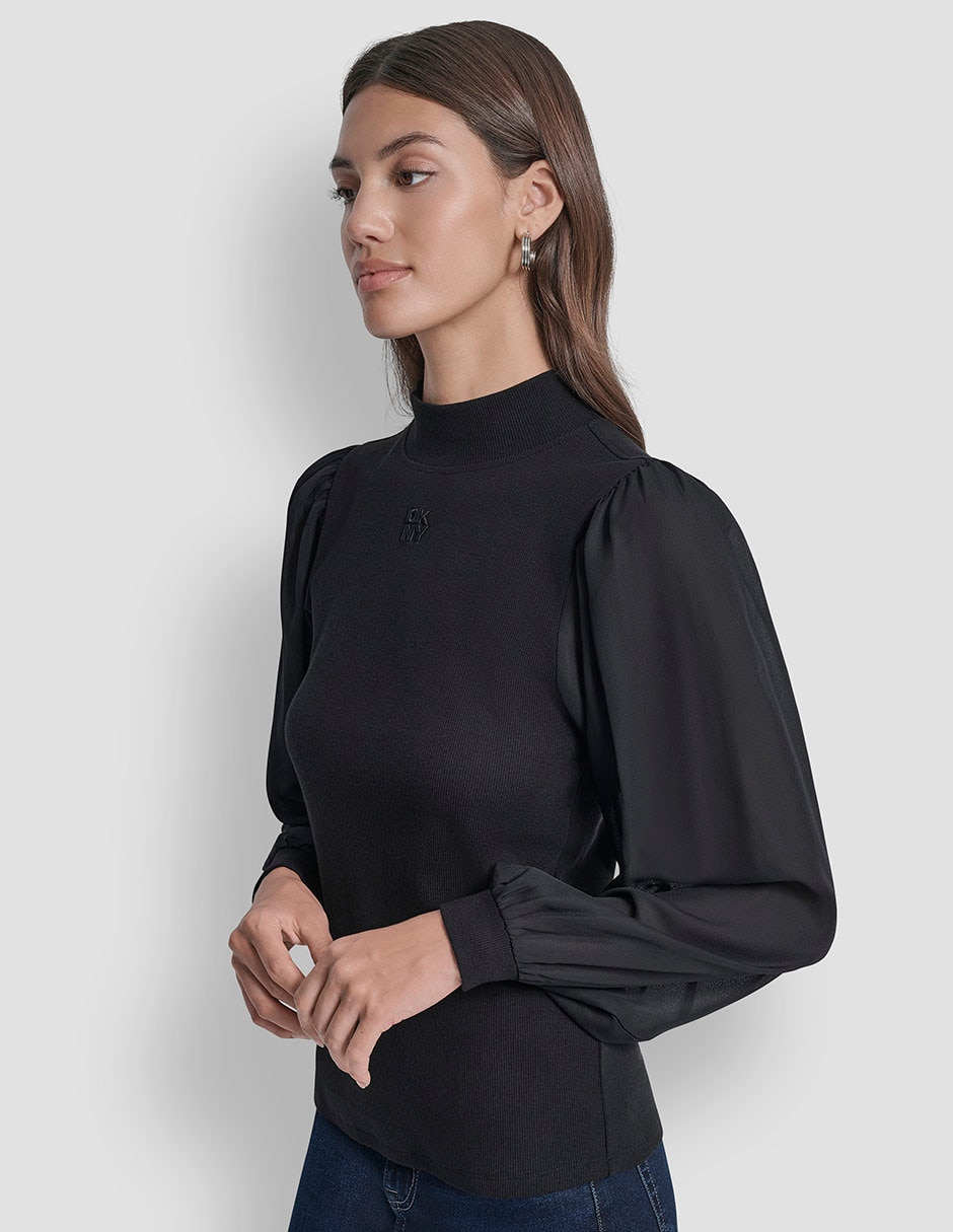 Pantalón regular dkny regular para mujer 4