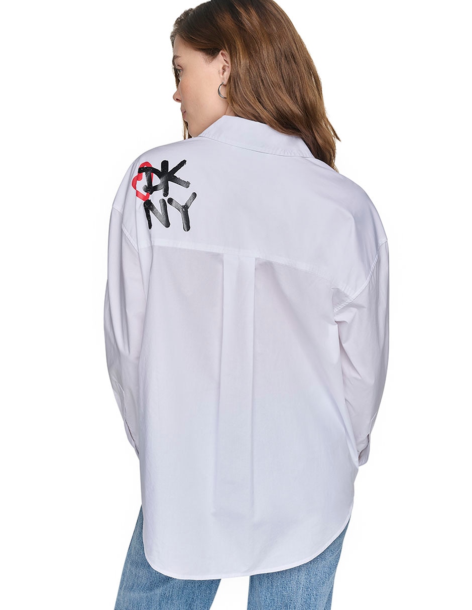 Pantalón regular dkny regular para mujer 2