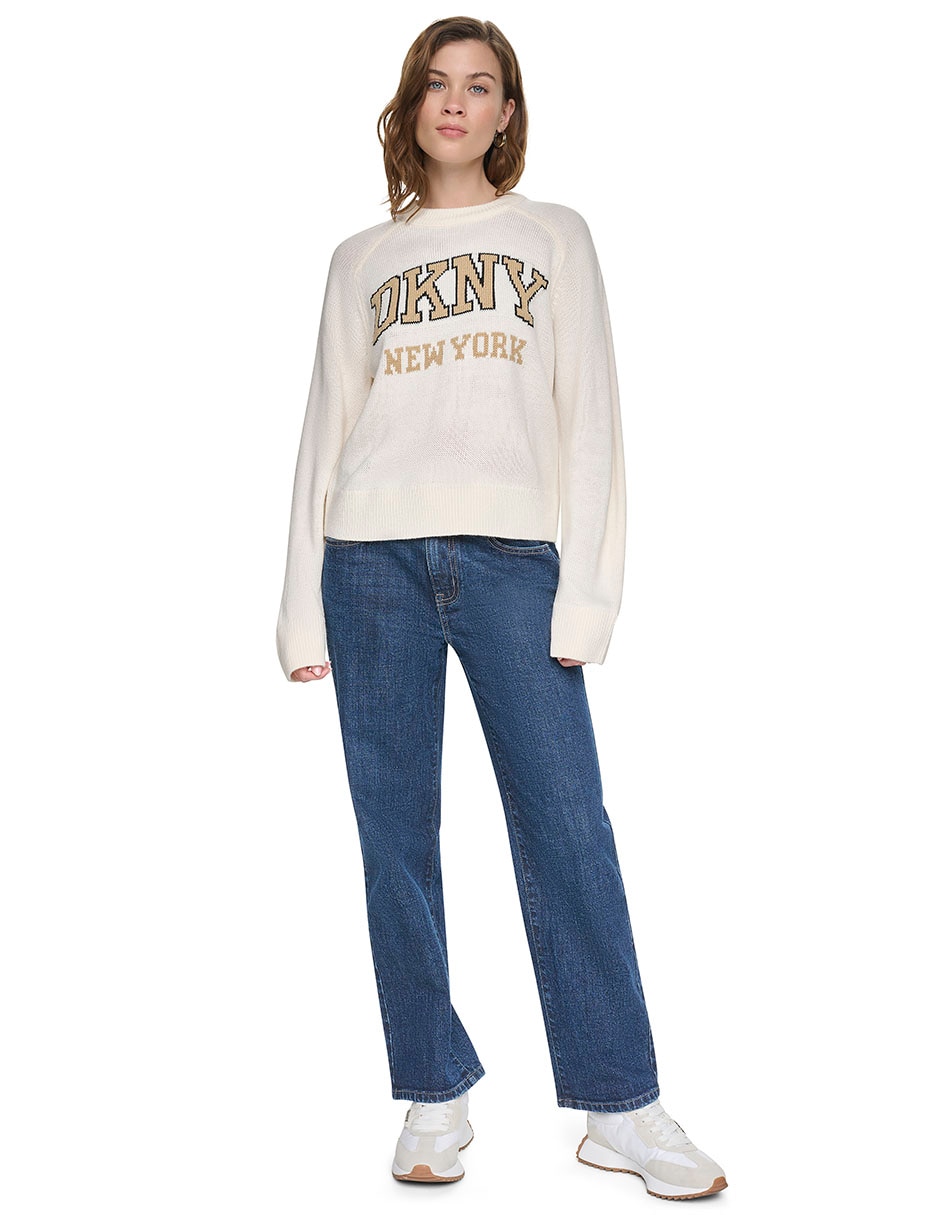 Pantalón regular dkny regular para mujer 3