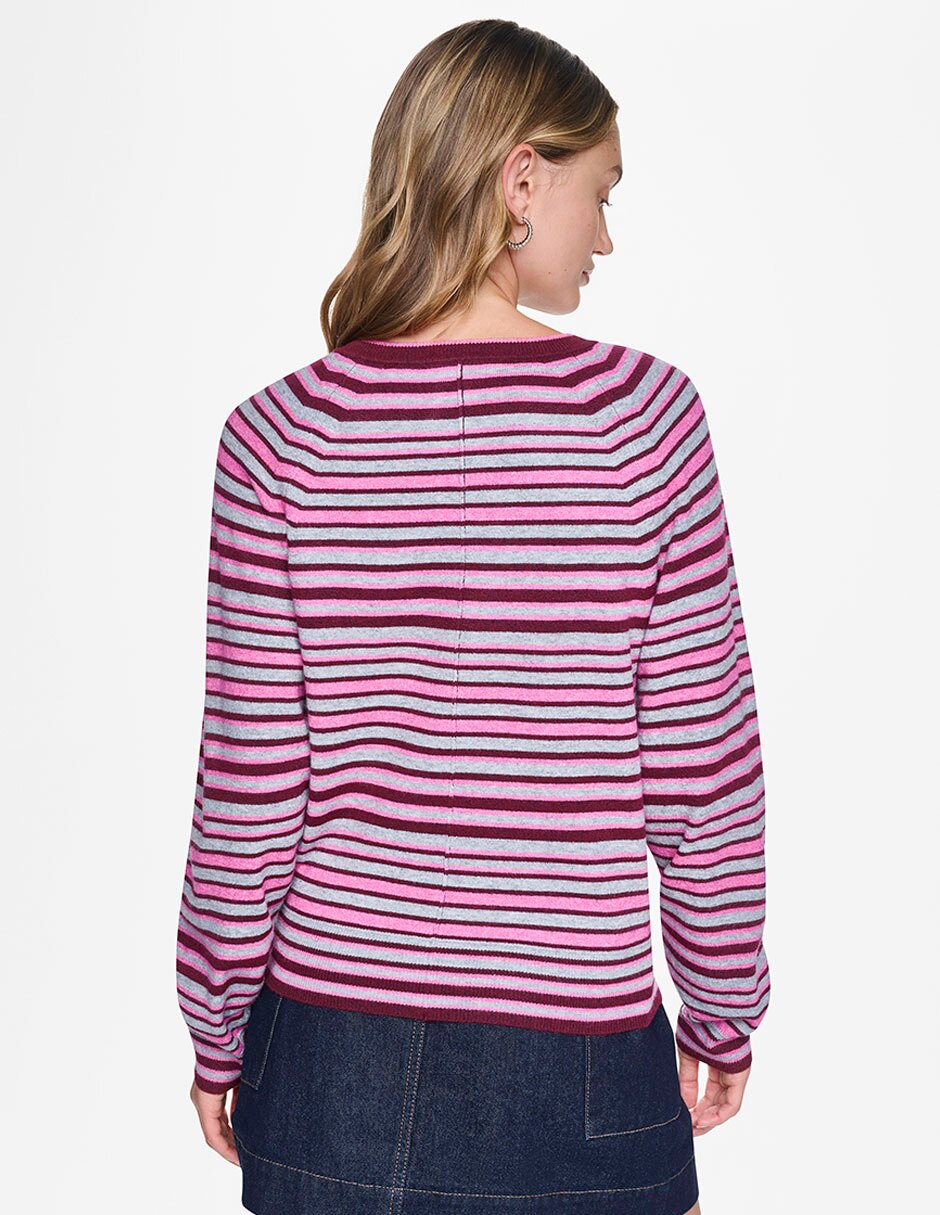 Suéter cuello redondo para mujer 2
