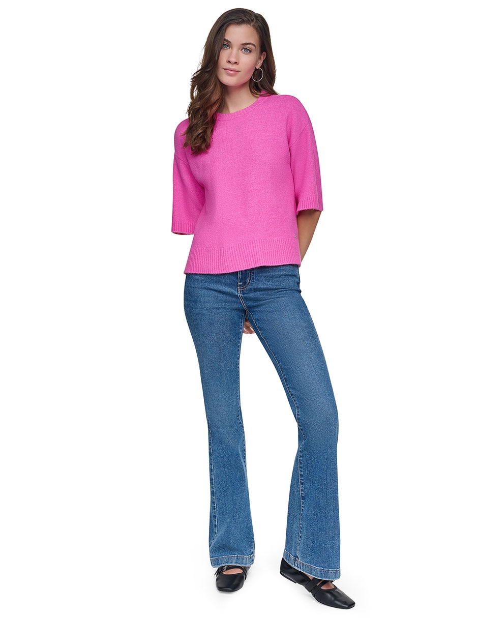 Pantalón regular dkny regular para mujer 3