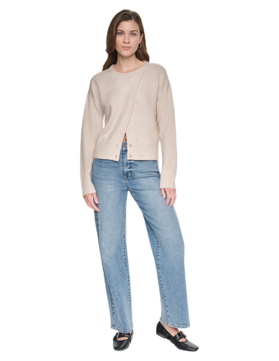 Suéter cuello redondo para mujer Suéter cuello redondo para mujer