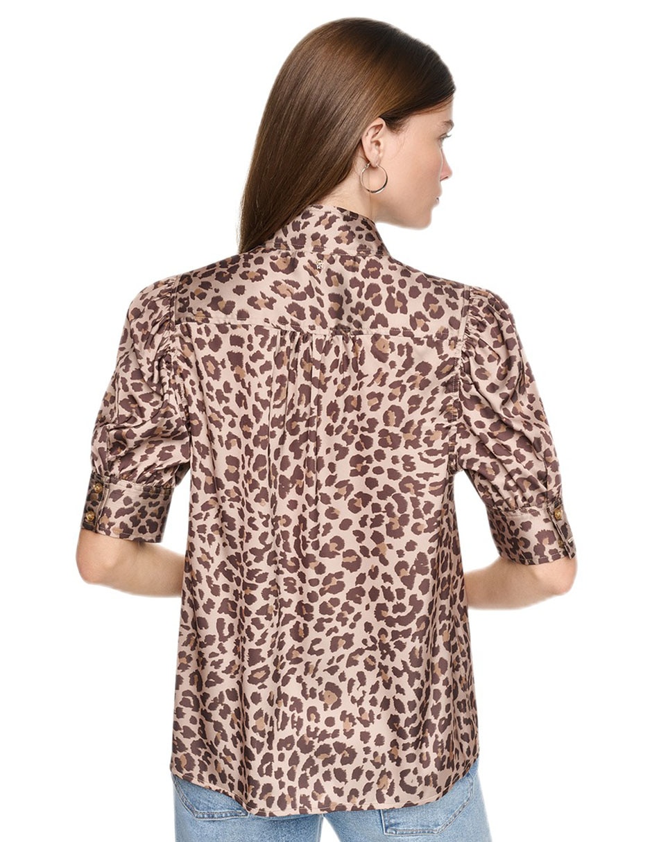 Blusa manga corta para mujer 4