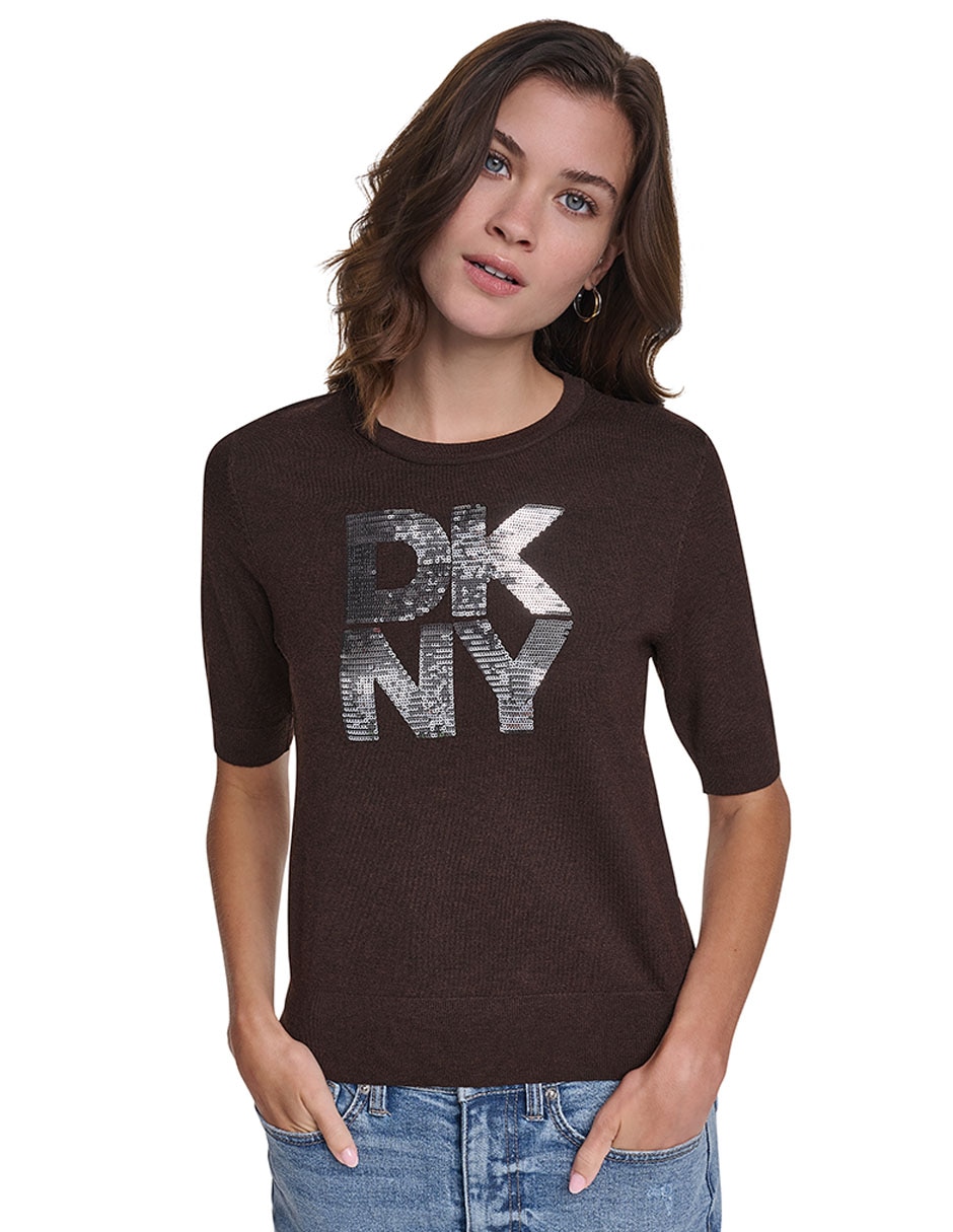 Pantalón regular dkny regular para mujer