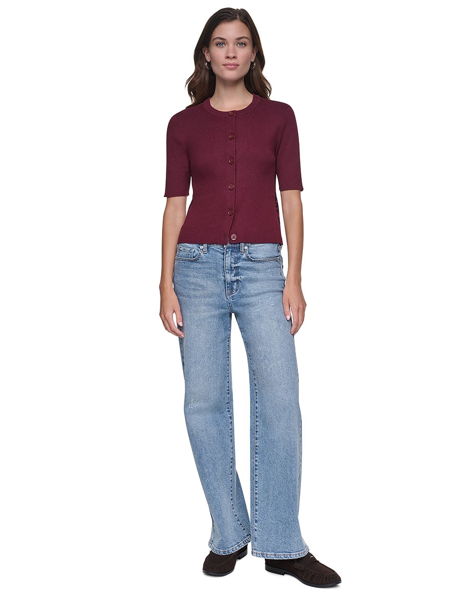 Pantalón regular dkny regular para mujer 3