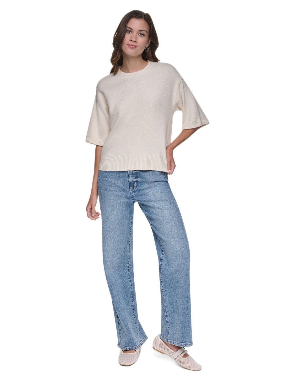 Suéter cuello redondo para mujer Suéter cuello redondo para mujer