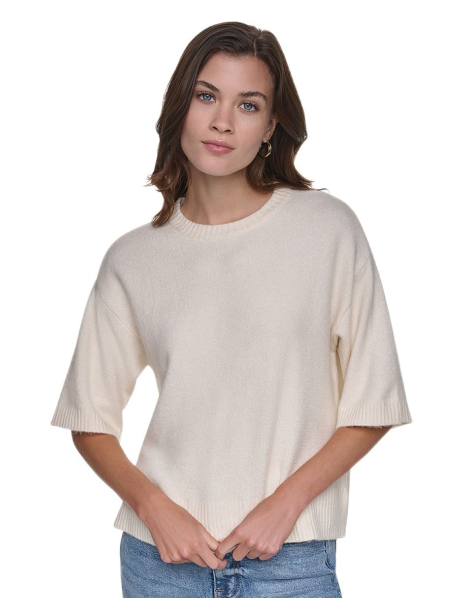 Suéter cuello redondo para mujer 3