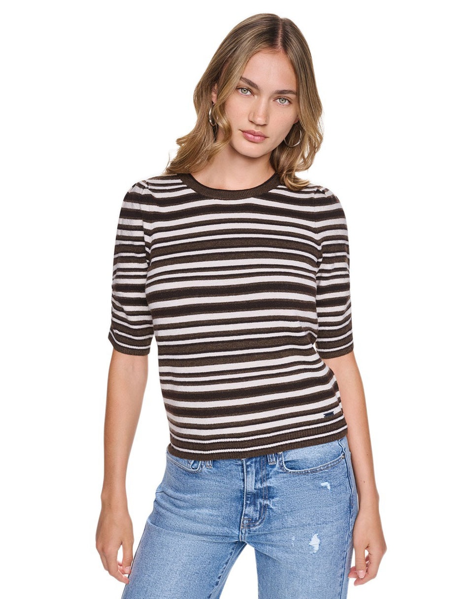 Suéter cuello redondo para mujer