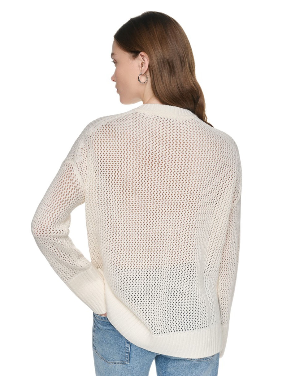 Suéter cuello redondo para mujer 3
