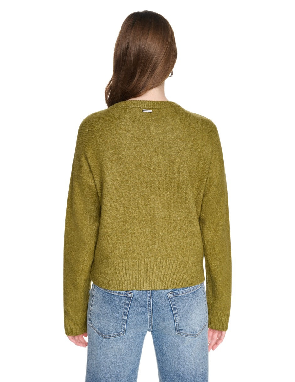 Suéter cuello redondo para mujer